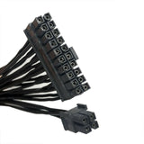 15X ATX 24Pin to 20+4Pin Power Supply cable PSU 20Pin Male Convert to 24Pin Male