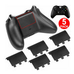 5 Black Battery Back Cover Door Lid Replacement For XBOX One wireless Controller