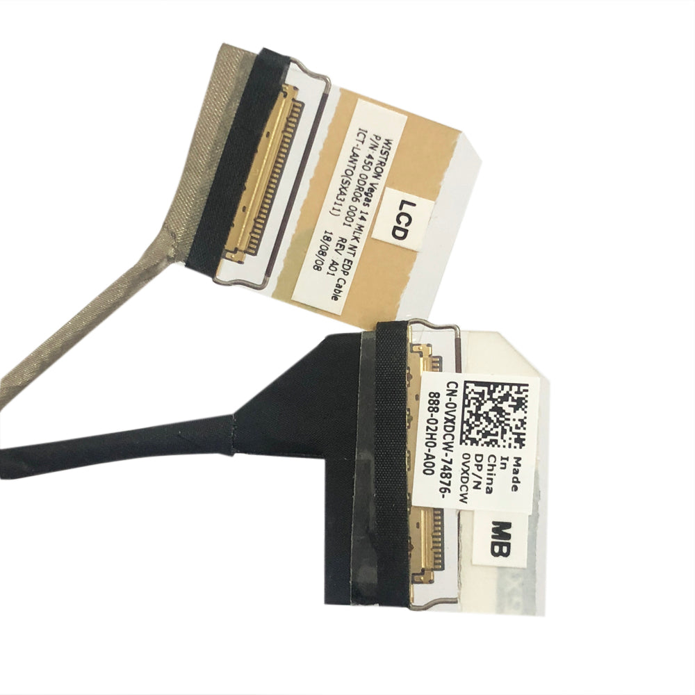for Dell Inspiron 14-3476 14-3478 LCD Screen CABLE VXDCW 0VXDCW 450.0DR06.0001